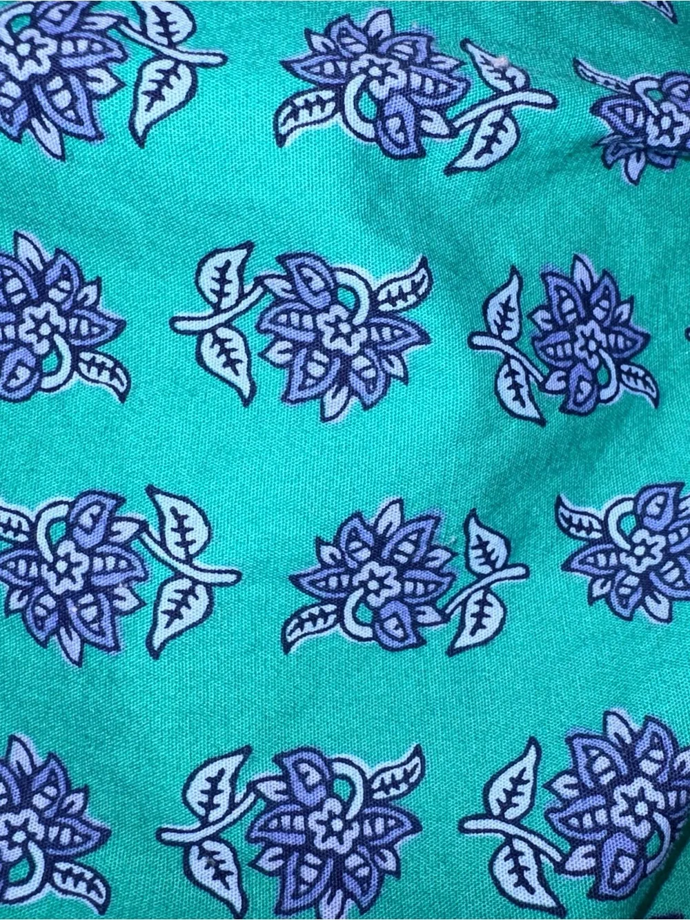 J.Crew Crewcuts Green Floral Puff-Sleeve girls Dress age 8 cotton